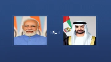 رئيس الدولة يتلقى اتصالاً هاتفياً من رئيس وزراء الهند حول الأوضاع الأمنية